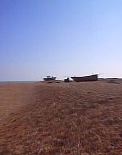 Photo of boats on Dungeness horizon